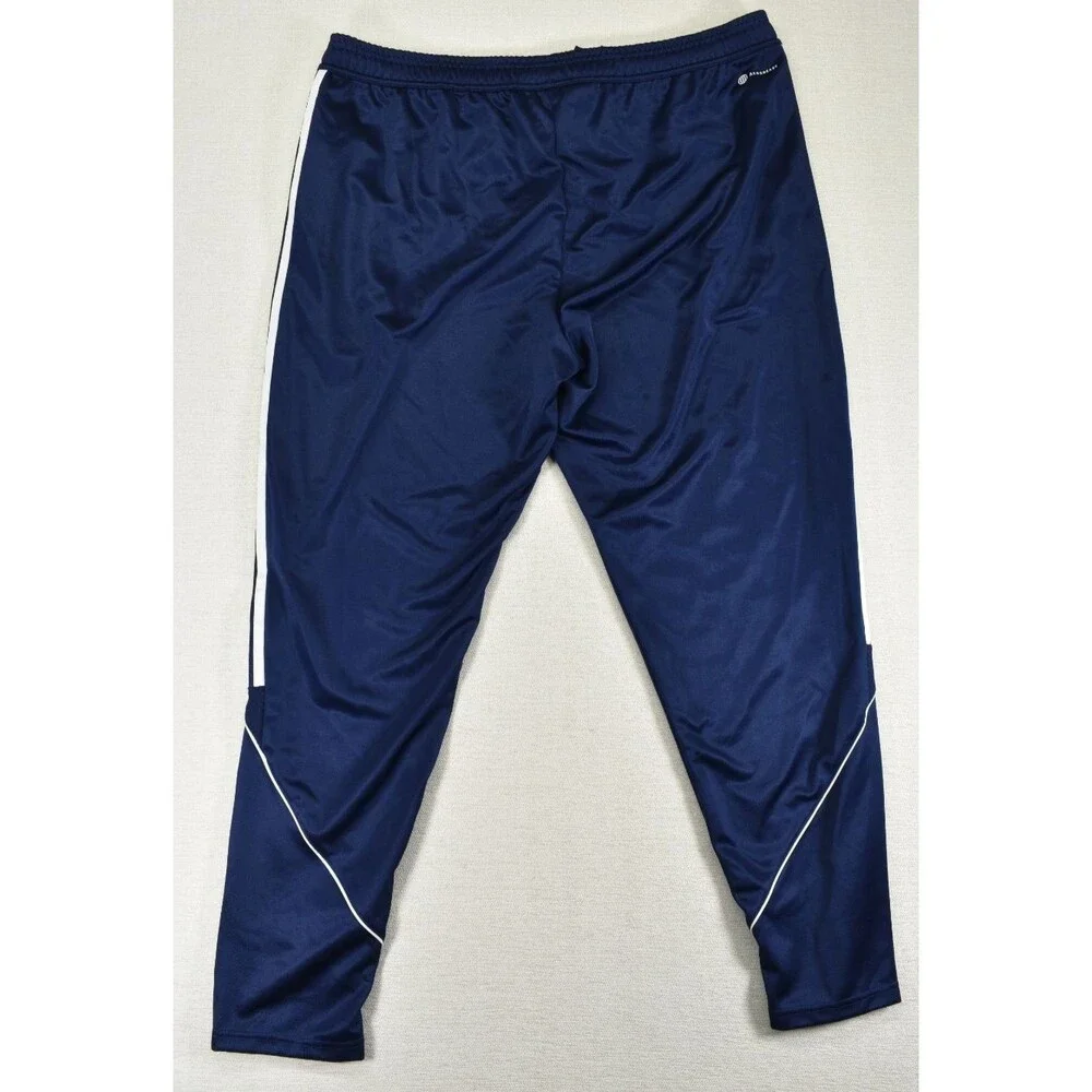 Adidas Mens Tiro League Pants Tapered Zip Bottom Team Navy Blue 2XL Soccer Pant